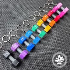 Kit 20 chaveiros Halter Kettlebell Coqueteleira Copo shaker Academia Crossfit GYM musculação.