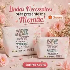 kit  Presente Necessaire Frases Dia Das Mães