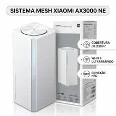 Roteador AX3000 WiFi 6 Dual Band Mesh Gigabit WPA3 3000Mbps RD28