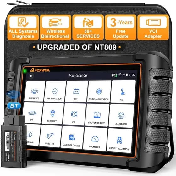 Scanner Automotivo Foxwell NT809BT Bluetooth OBD2 ABS Airbag SAS