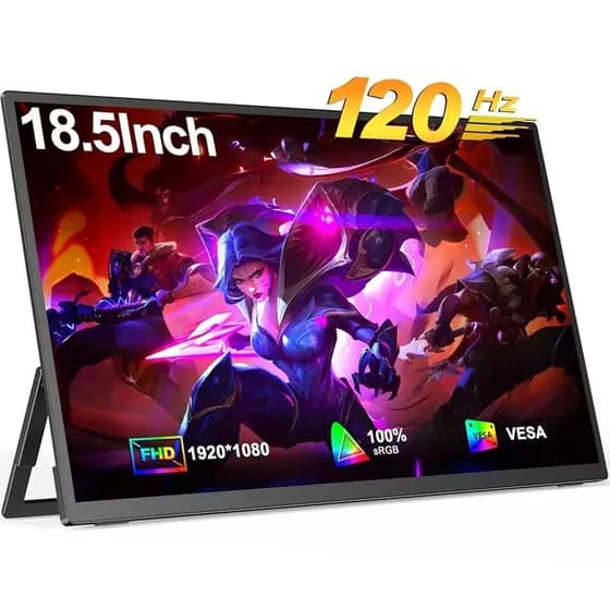 Monitor Portátil Uperfect Umax Gamer 18.5” FHD 120Hz