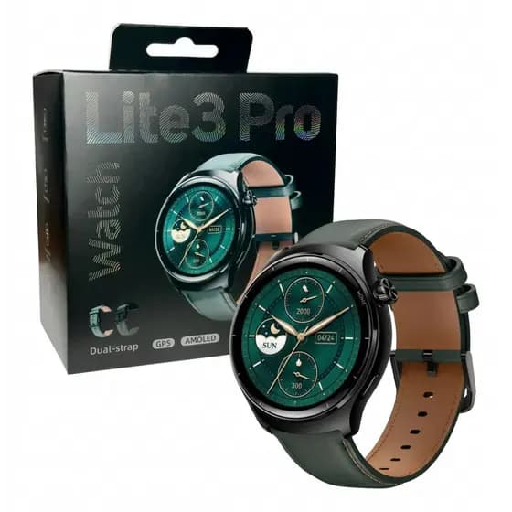 Smartwatch Mibro Lite 3 Pro Com GPS  5 AtmTela AMOLED 1.32" Pulseira Extra