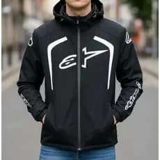 blusa corta vento Masculina Impermeável + Proteção contra Chuva e Frio, piloto alp corta vento blusa moletom