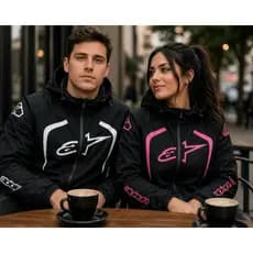 Jaqueta Masculina e feminina Impermeável + Proteção contra Chuva e Frio, piloto alp corta vento blusa moletom casal