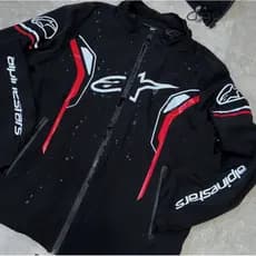 jaqueta corta-vento alpin estilo piloto motoqueiros moderna e confortavel