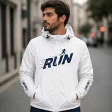 Jaqueta corta vento feminina e masculina impermeável para corrida e treinos ao ar livre estiloso moderno blusa esportiva