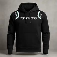 Moletom Alphinest Motoqueiro Casaco Blusa de Frio Unissex Grosso Flanelado Quente 244 Moto Inverno