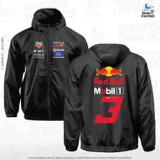 Corta Vento F1 New Number Verstappen #3 Red Bull 2026 Tecido Leve Fit - Coleção Fated Racing