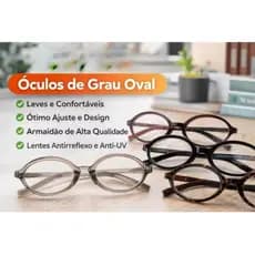 Óculos Feminino  Armação Retrô Ultra Leve Proteção para leitura