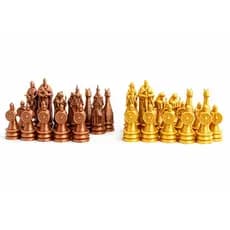 Peças de Xadrez Viking 3D em PLA | Conjunto Completo Estilo Medieval Decorativo