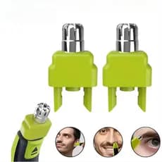 Cabeças de lâmina de substituição para aparador de pêlos de nariz e orelha para Philips Conjunto de várias peças
