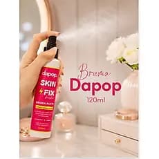 Bruma Fixadora Dapop Vegana Skin Fix Bruma Matte Pele Natural Make Hidrata não craquela Maquiagem