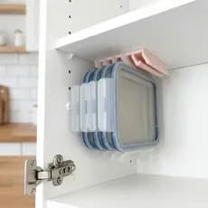 Suporte Organizador de Tampas de Plástico | Ikea 365+