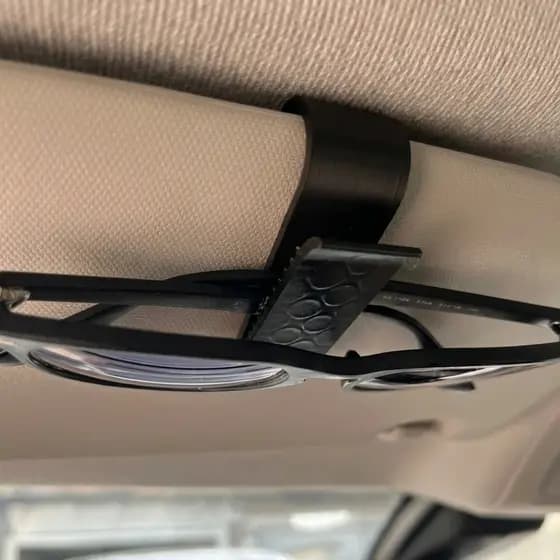 Suporte De Óculos De Sol Para Quebra Sol Do Carro