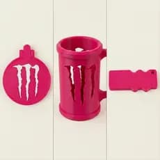 Kit Monster - Porta Copo, Tampa e Abridor