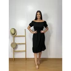 Vestido Midi Evangélico Feminino Plus Size Duas Marias Rodado Manga Curta Várias Cores