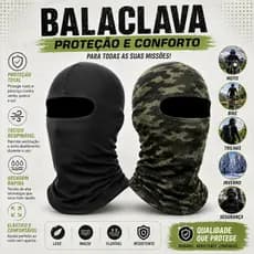 Touca Ninja Balaclava Térmica Unissex Com Proteção UV Moto Frio Motoboy