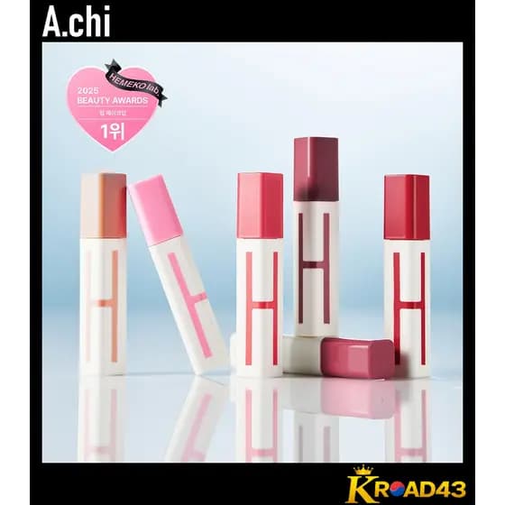 【A.CHI】ACHI Dewy Tint (6CORES)/K-Beauty/Autêntico/Envio da Coreia