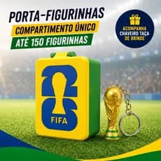 Porta Figurinhas Da Copa 150 Figurinhas Organizador Álbum Futebol 2026