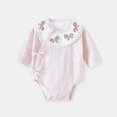 Body de pônei para recém-nascidos, roupas de manga comprida para bebês meninas, algodão puro, body classe a