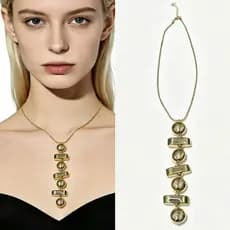 Europeu americano Retro Metal quadrado corrente brincos feminino luz luxo High-End na moda brincos influenciador exclusi