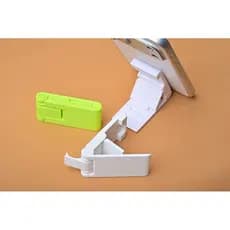 Suporte de Celular Portátil Dobrável de Bolso Ajustável Universal para Mesa Compacto e Leve