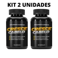 2 Cresce Cabelo 500mg - Fim da Calvice - ORIGINAL