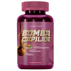 Bomba Capilar 500mg - Anti-Queda e Crescimento - NATURAL