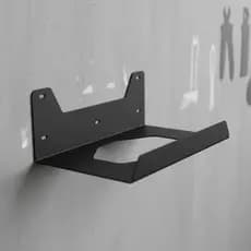 Suporte Gamer Suspenso Lateral De Mesa Ou Parede Metal Preto