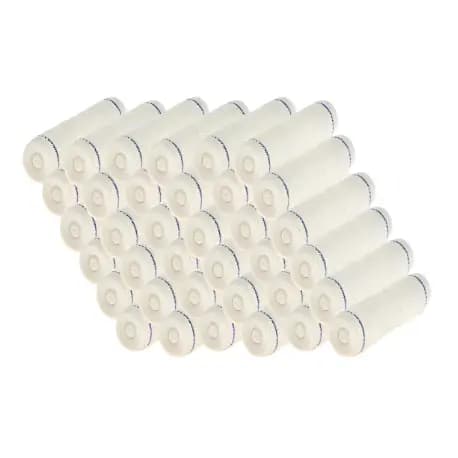 Kit 12 Rolos Ataduras de Crepom  8 cm x 1,8m Faixa Elástica 13 fios  Curativo Crepe Bandagem Anvisa