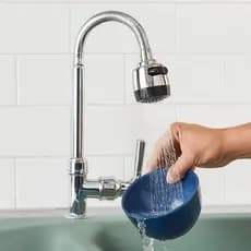 Torneira Gourmet Flexível de Mesa com Ducha 1/2'' - Inox