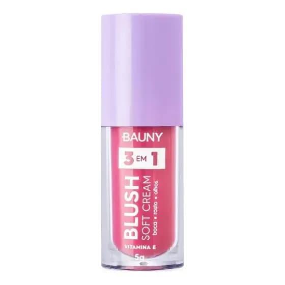 Blush Bauny Cosméticos Soft Cream 3 Em 1 - Princess
