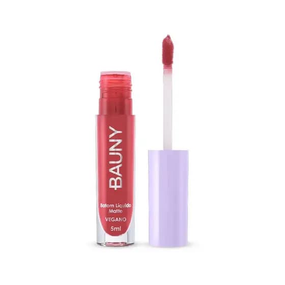 Batom Líquido Matte Bauny 5ml – Cor 100