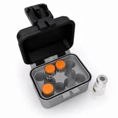 Organizador Porta Ampolas 15ml em Impressão 3D | Estojo Protetor tirzec - para transporte e geladeira