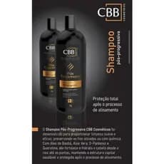 Shampoo Pós-Progressiva CBB 1L – Mantém o liso perfeito, elimina frizz e deixa brilho intenso todos os dias!