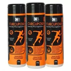 KIT 3UN+Pomada Massageadora Curcupower – CBB Cosméticos+Arnica Montana+Cúrcuma+Cânfora+Mentol