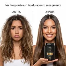 Máscara Pós-Progressiva CBB 1Kg – Prolonga Liso, Acaba com Frizz e Reconstrói Fios Danificados!
