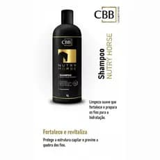 Shampoo Nutry Horse 1L – CBB Cosméticos 🐴 Limpeza profunda + crescimento turbinado desde a raiz!