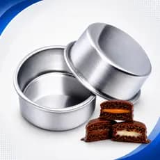 Kit Formas Mini Forminha 300ml Formavél Nº10 De Pão Mel Pudim Bolo Vulcão Alumínio