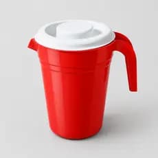 Jarra 2L Grande Água Suco Chá Gelado Geladeira Mesa Bebidas Tampa Resistente BPA Free
