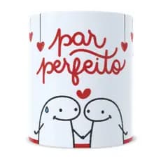 Caneca Dia Dos Namorados Casal Par Perfeito | Com Foto Opcional | Presente Romântico