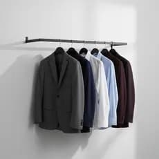 Arara De Parede 60cm  Cabideiro Aço Resistente Organizador de Roupas Loja Closet Quarto