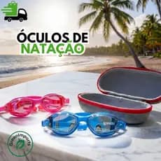 Óculos Natação Profissional Antiembaçante Proteção UV para Adulto Piscina Treino Triatlo Vedação Silicone