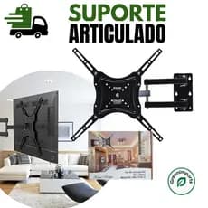 Suporte de TV Articulado 14\50 Polegas Universal para Parede Sala e Quarto Inclinável Giratório Reforçado Painel Monitor