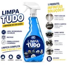 Limpa Tudo ProVita 500ml Vidro Móveis Tênis Azulejo Retira Mancha Perfuma