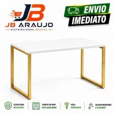 Mesa Escrivaninha Estilo Industrial Para Computador Notebook Home-Office 90x45