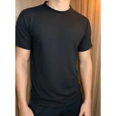 Camiseta Masculina  Premium Manga Curta Básica Casual Confortável Gola Redonda