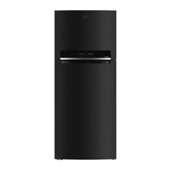 Geladeira Frost Free Duplex 473L Inverter Preto Midea