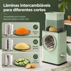 3 em 1 Multiuso Ralador de Queijo Fatiador Legumes Cortador Vegetais Manual Cozinha Giratorio Manivela Ralador Multifunc