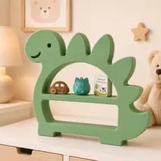 Prateleira Infantil Dinossauro Decorativa Organizadora Para Quarto Bebê Criança